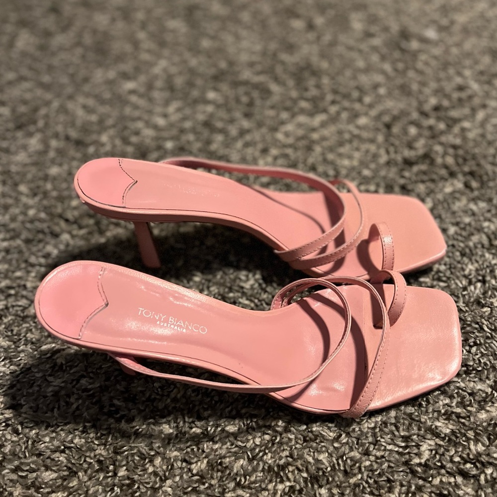 Tony Bianco Blossom Sandal in Quartz Kid - Picture 7 of 11
